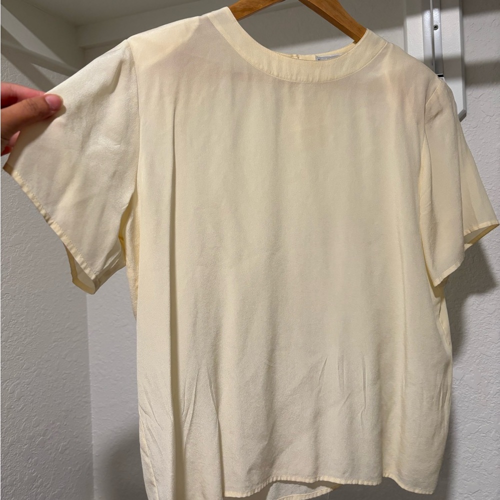 VTG Anna And Frank 100% Silk Blouse